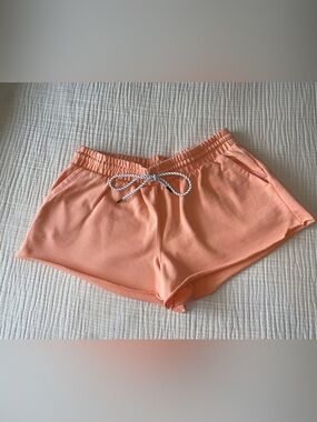 PARKE x Target Peach Sweat Shorts Drawstring Pockets Women’s Large